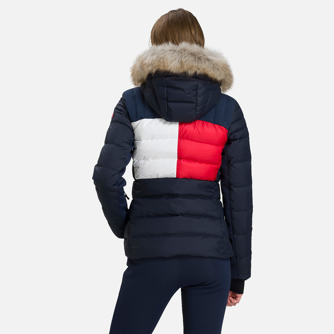 W FLAG E-FUR DOWN JKT
