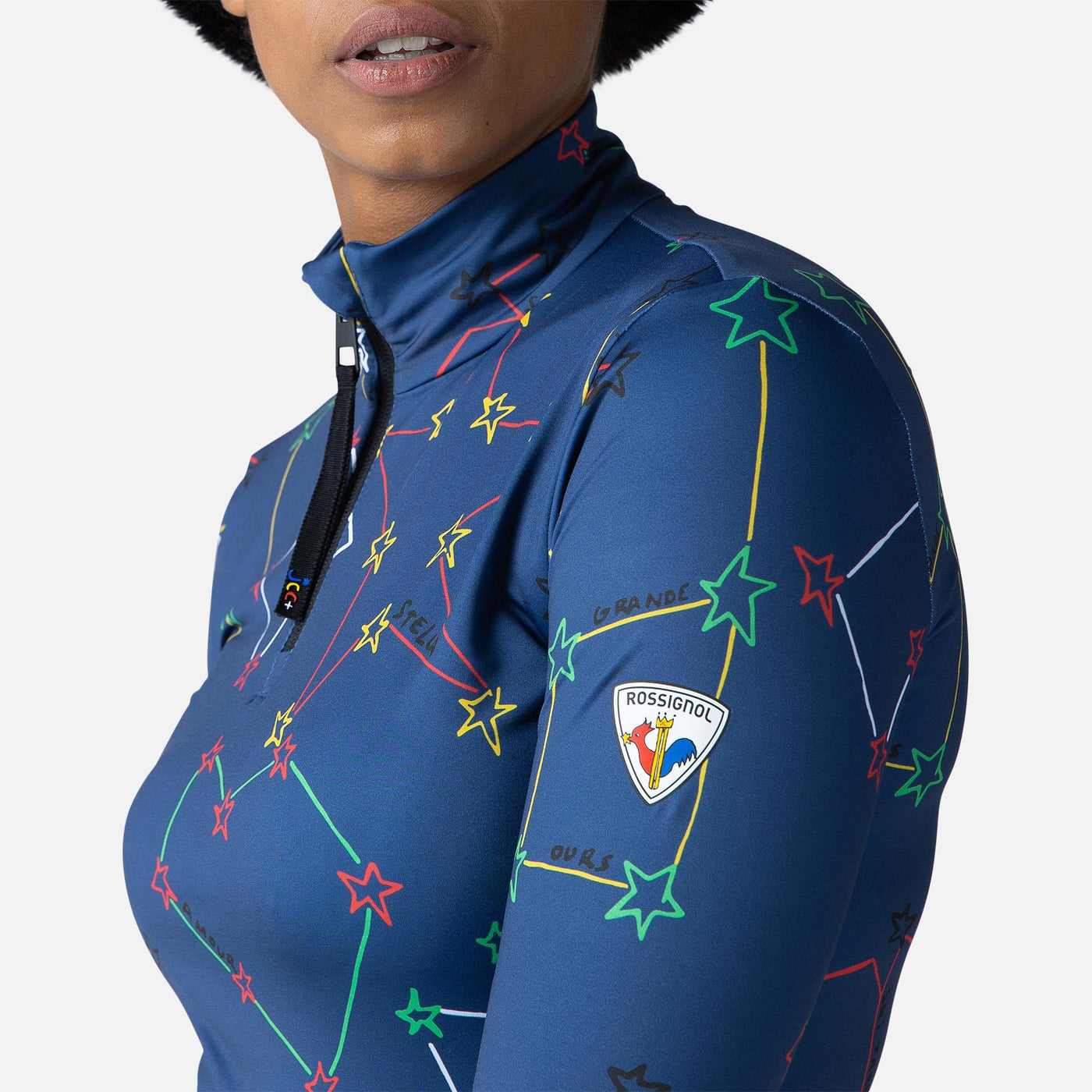W BOOSTER 1/2 ZIP TOP